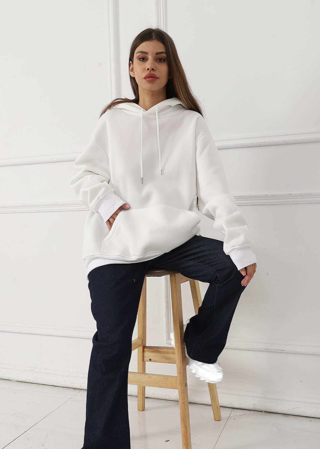 Statement Print Hoodie - Oversized Comfort with Bold Back Design