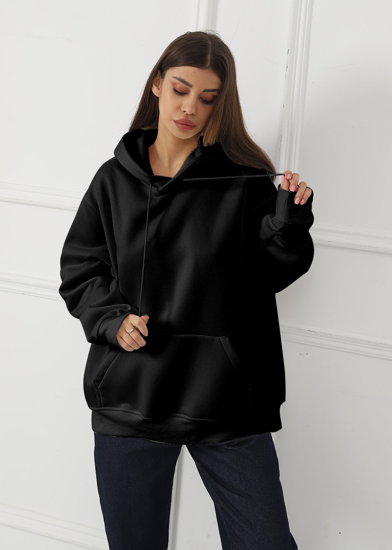 Statement Print Hoodie - Oversized Comfort with Bold Back Design