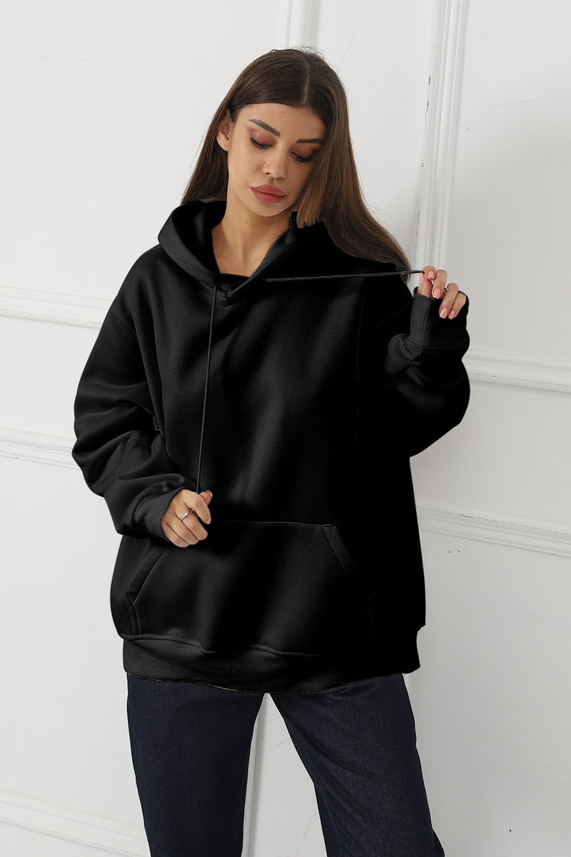 Statement Print Hoodie - Oversized Comfort with Bold Back Design