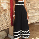 Coastal-Waves Maxi Dress - VibeSoothe