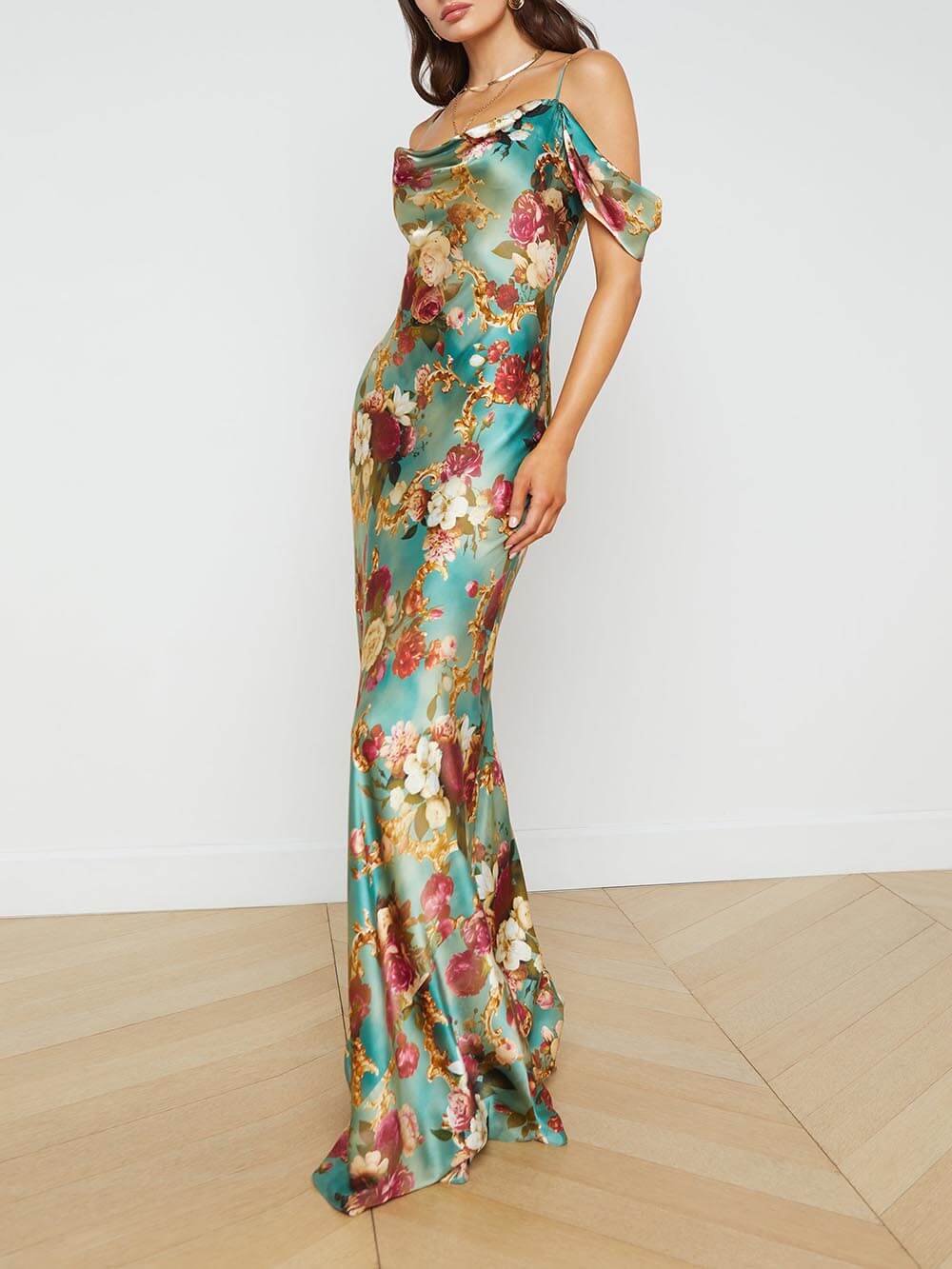 Venice - Elegance Blossoms Maxi Dress