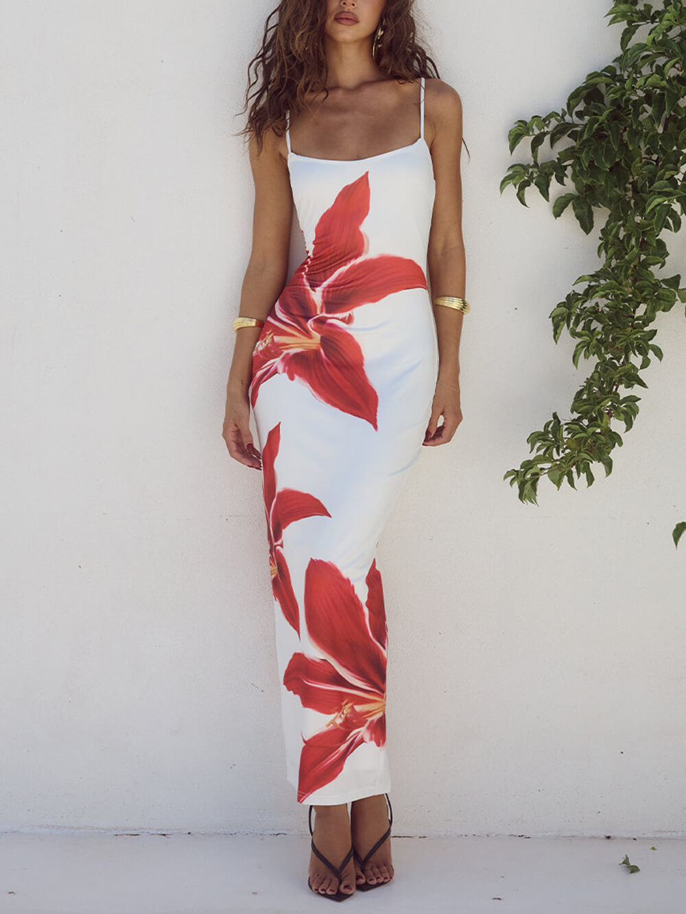 Lily-Blossom Maxi Dress - VibeSoothe