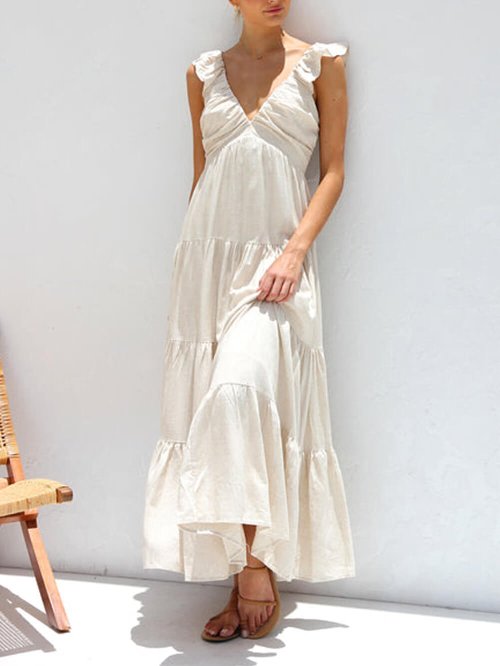 Isla-Breeze Maxi Dress - VibeSoothe