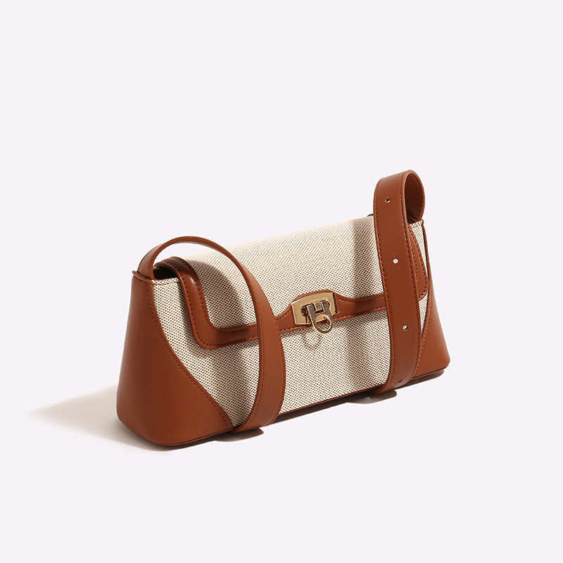 Canvas-Luxe Handbag - VibeSoothe