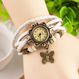 Cowhide winding bracelet watch - VibeSoothe