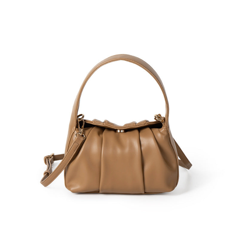 Pleated-Chic Mini Handbag