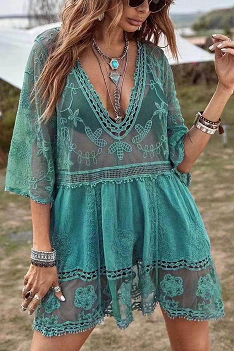 Amethyst - Beach Breeze Cover-Up - VibeSoothe