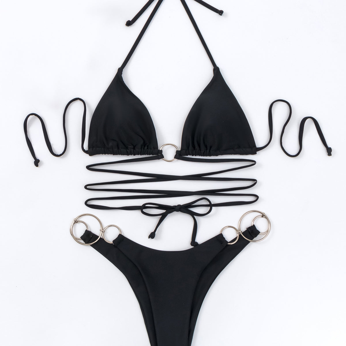 Mira Black Bikini Set