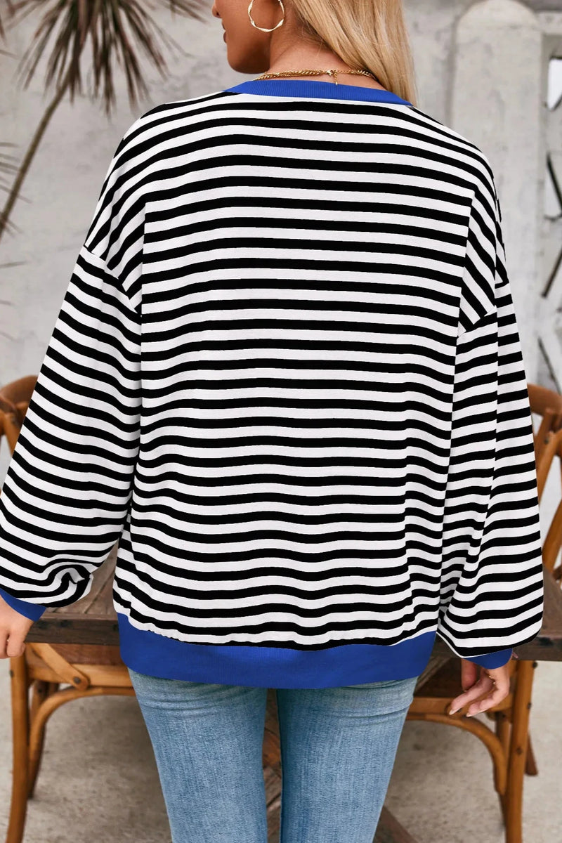 Elara - Viral Everyday Striped Pullover Sweater