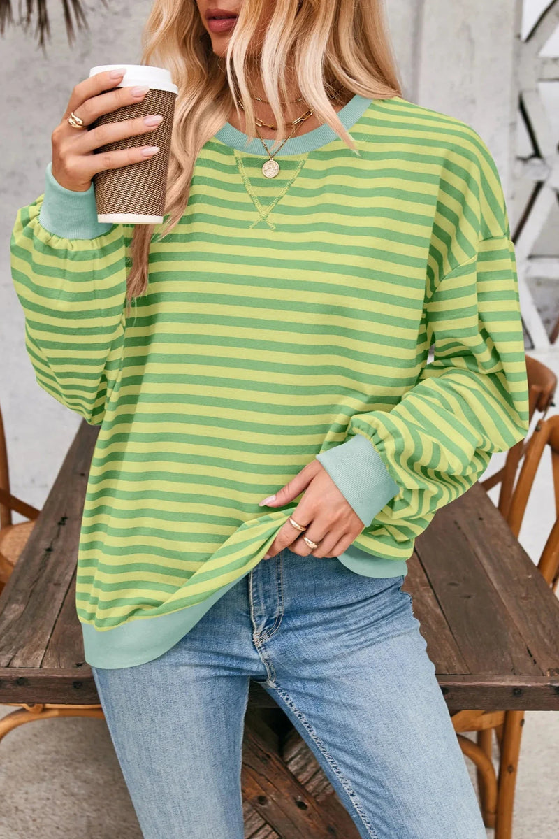 Elara - Viral Everyday Striped Pullover Sweater