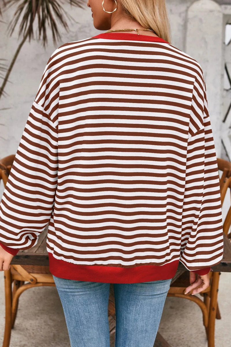 Elara - Viral Everyday Striped Pullover Sweater