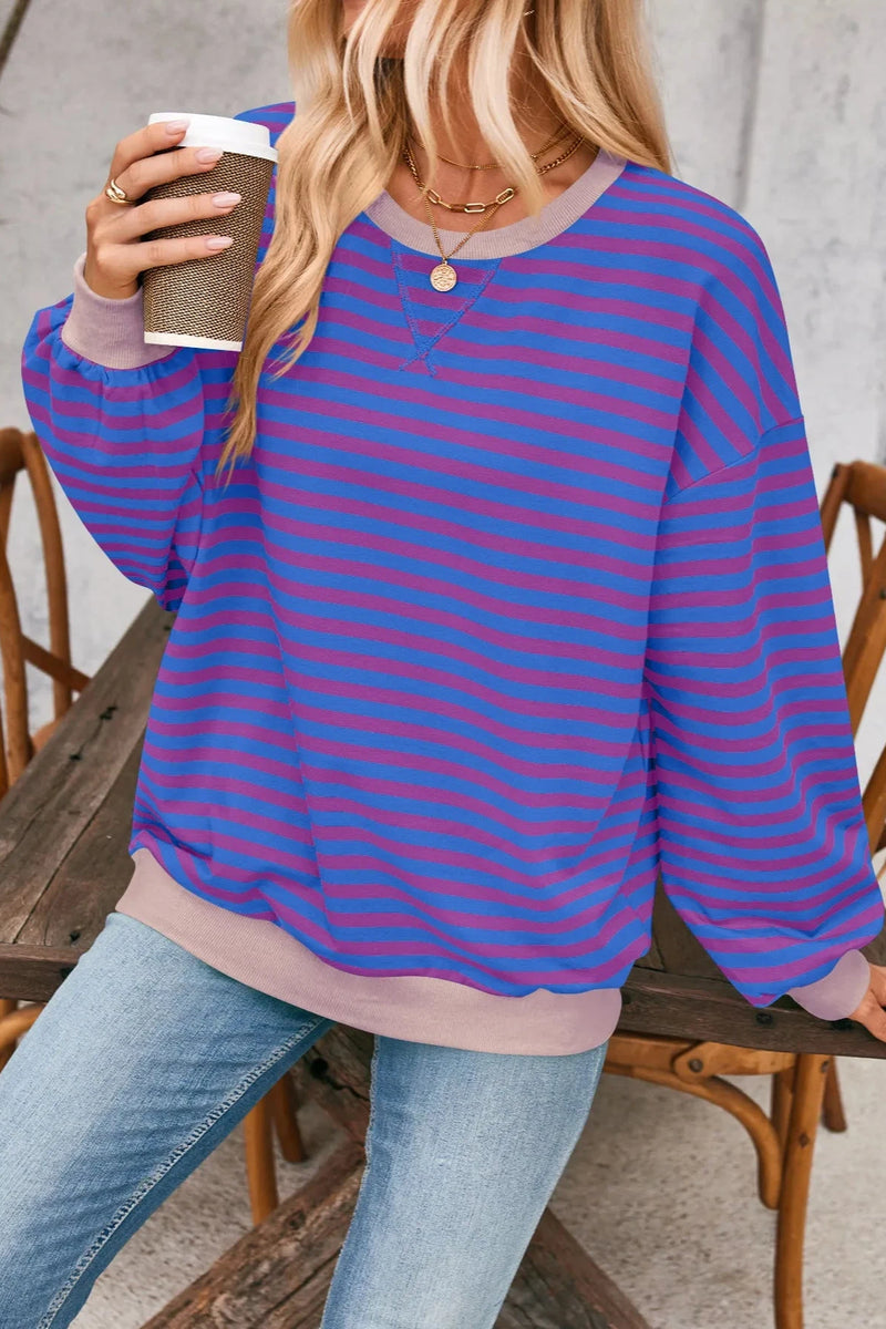 Elara - Viral Everyday Striped Pullover Sweater