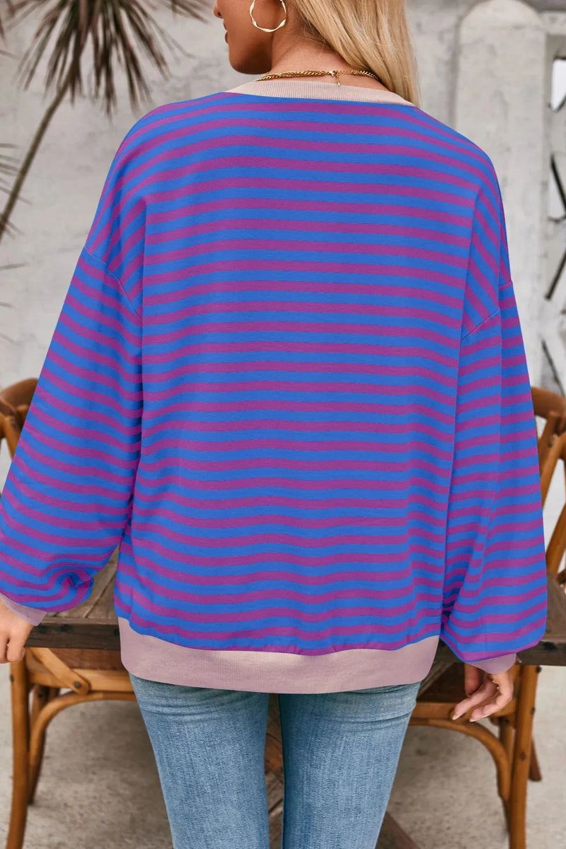 Elara - Viral Everyday Striped Pullover Sweater