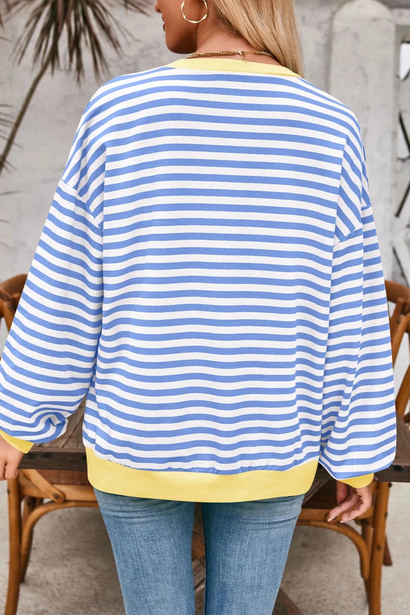 Elara - Viral Everyday Striped Pullover Sweater