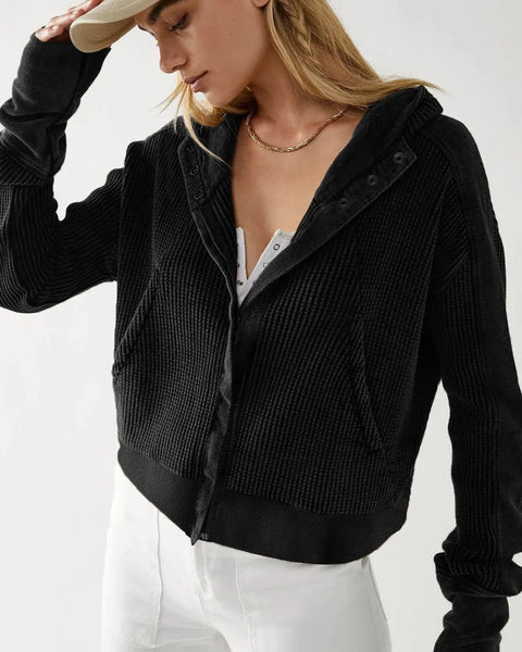 Patchwork Zipper Sweater - Long Sleeve Casual Cardigan