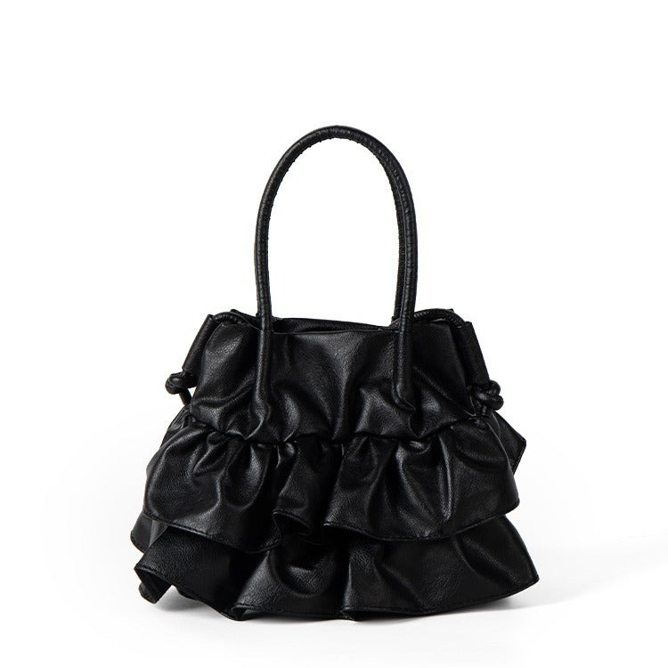 Pleated-Ruffled-Messenger-Bag