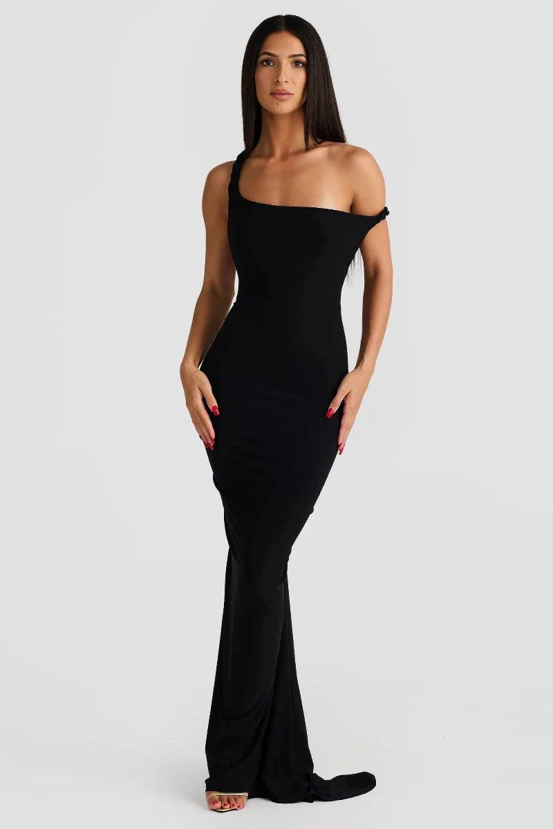 Luna Allure - Convertible Stretch Gown - VibeSoothe