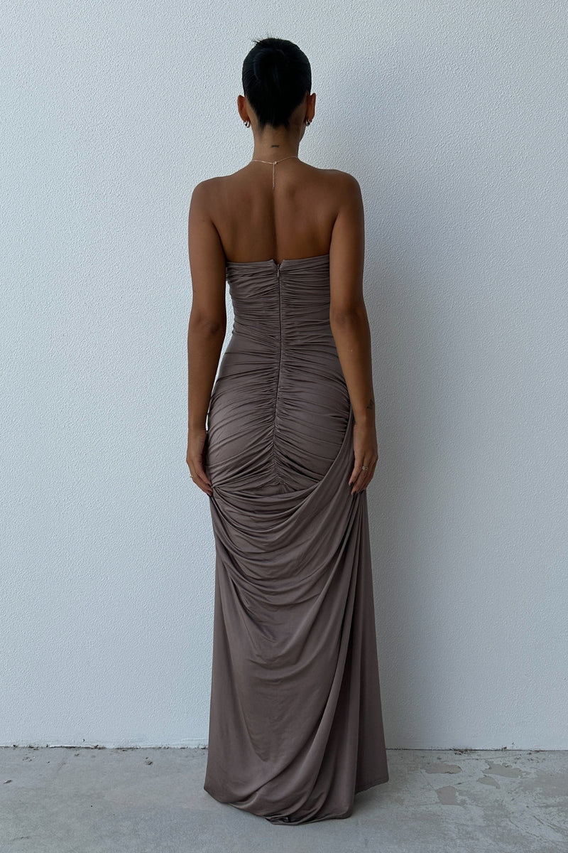 Top Backless Pleating Dress