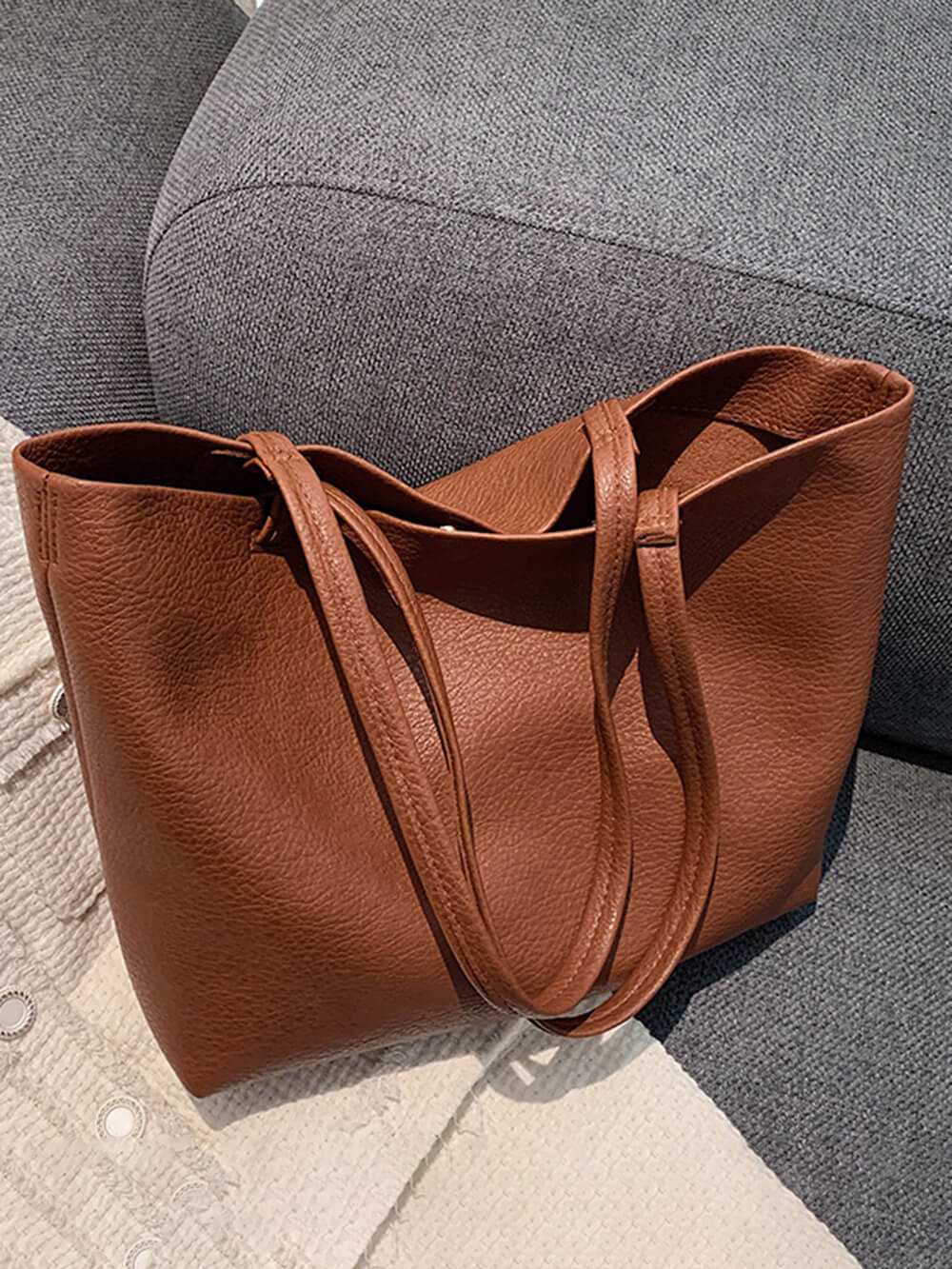 Soft-Leather Tote