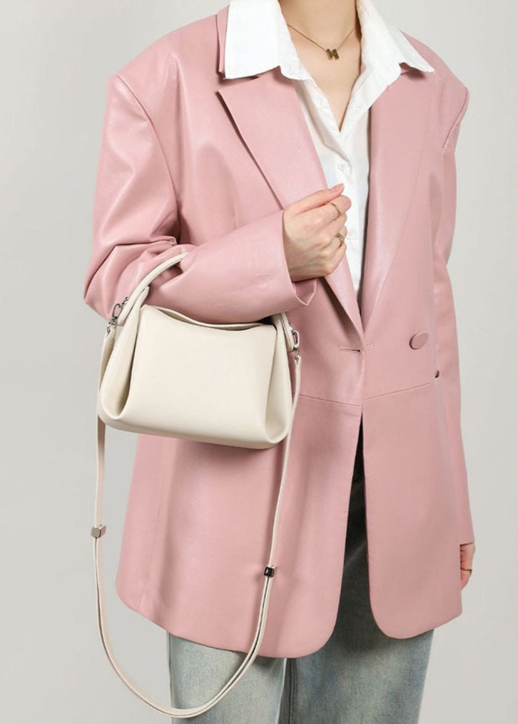 Ravenette - Structured Leather Crossbody Bag