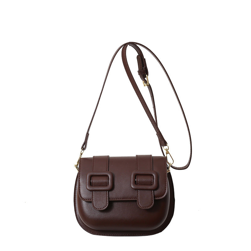 Chic Buckle-Satchel Bag - VibeSoothe