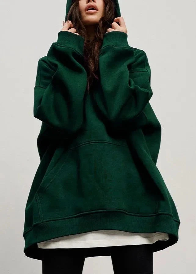 Gezellige oversized hoodie - Boyfriend-stijl met polarfleece