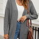  Gray Knitted Cardigan