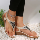 Rhinestones Thong Sandals - VibeSoothe