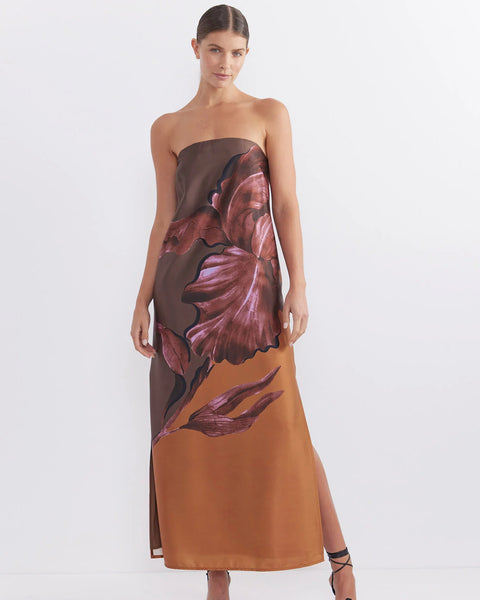 Sophia-Charm Floral Maxi Dress