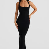 Luna Allure - Convertible Stretch Gown - VibeSoothe