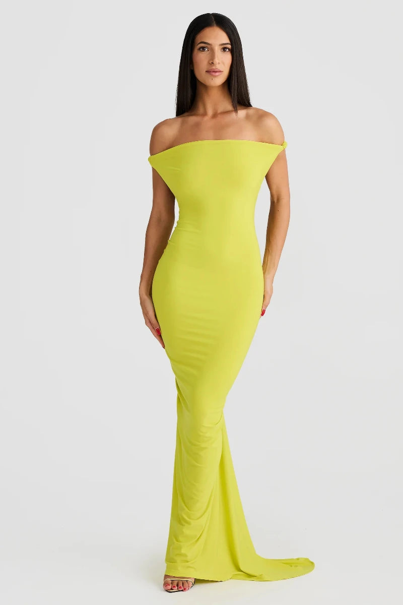 Luna Allure - Convertible Stretch Gown - VibeSoothe