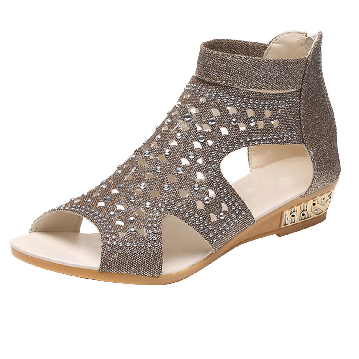 Rhinestones Summer Sandals - VibeSoothe