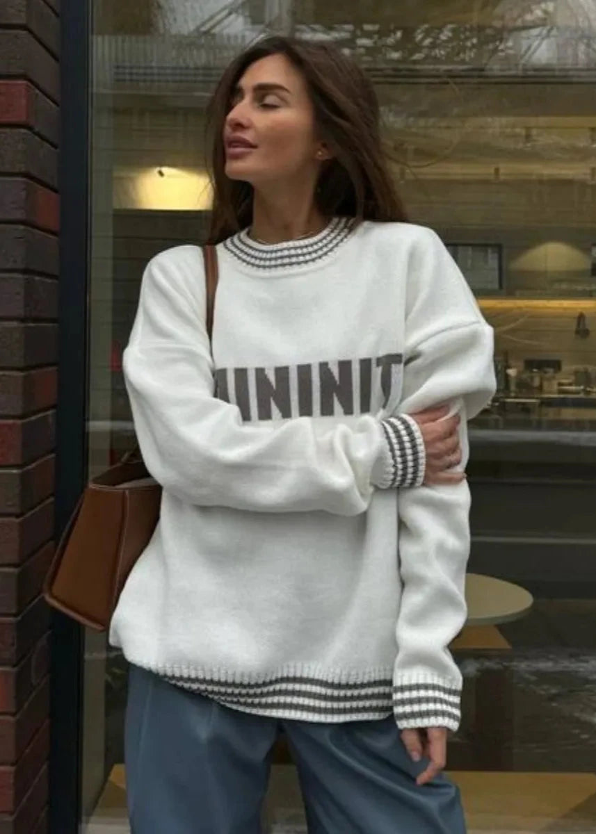 Urban Casual Oversized Knit Sweater