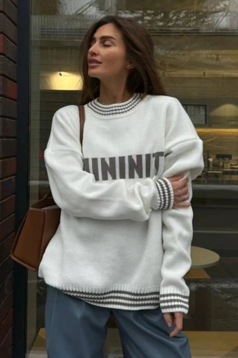 Urban Casual Oversized Knit Sweater