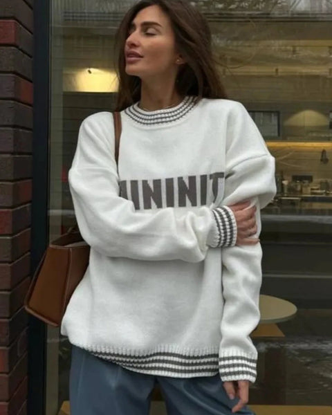 Urban Casual Oversized Knit Sweater