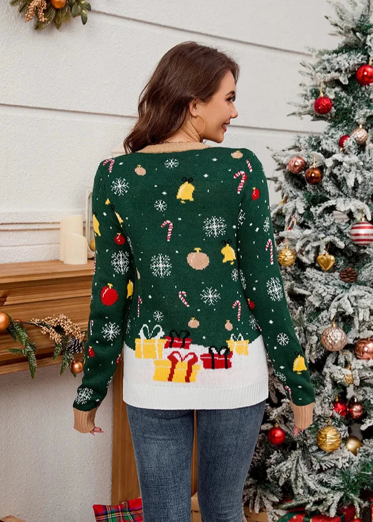 Santa Claus Festive Knit Sweater