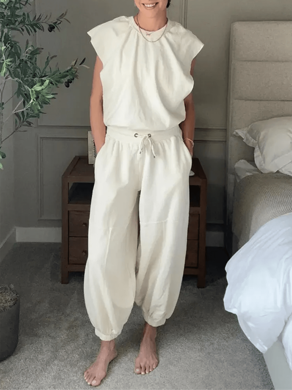 Savannah Chic - Rugloze Korset Jumpsuit