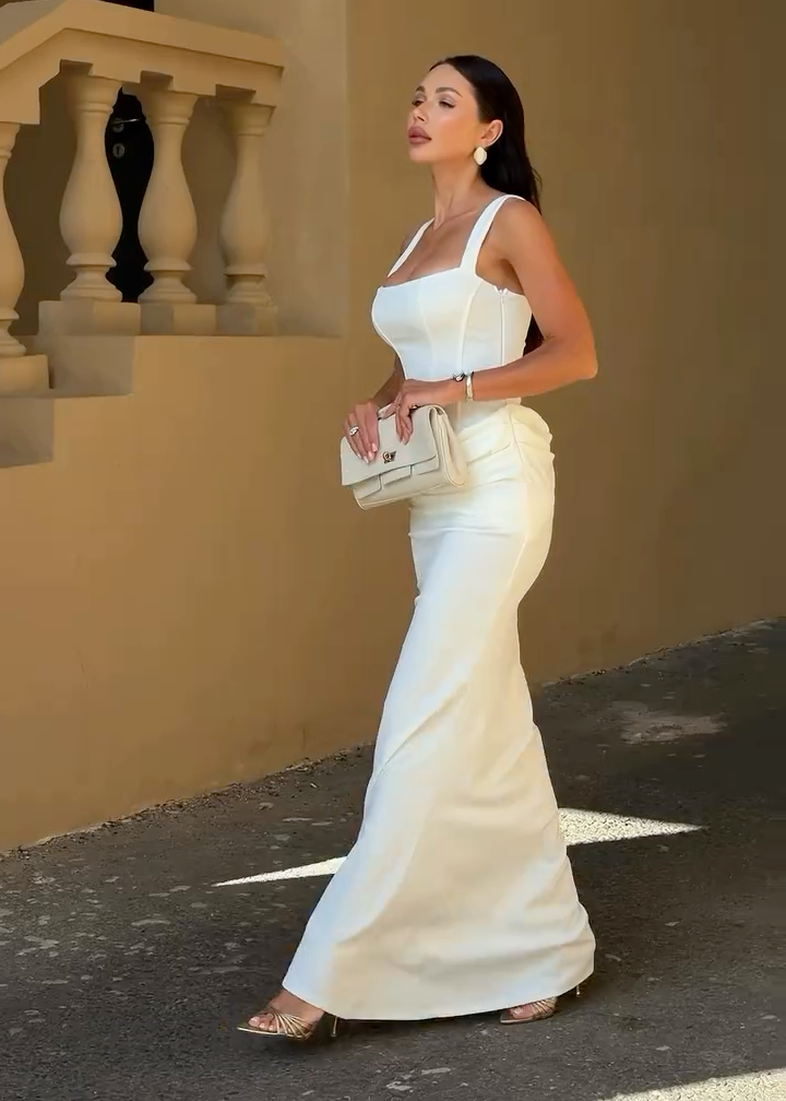 Seraphine Sculpted Mermaid Maxi Dress
