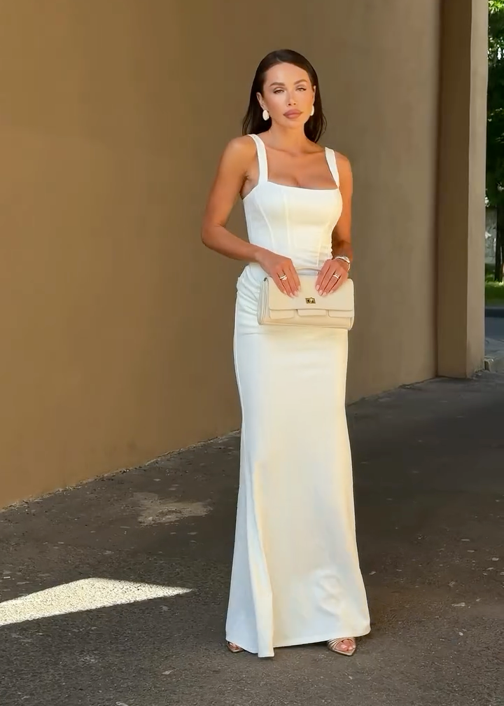Seraphine Sculpted Mermaid Maxi Dress