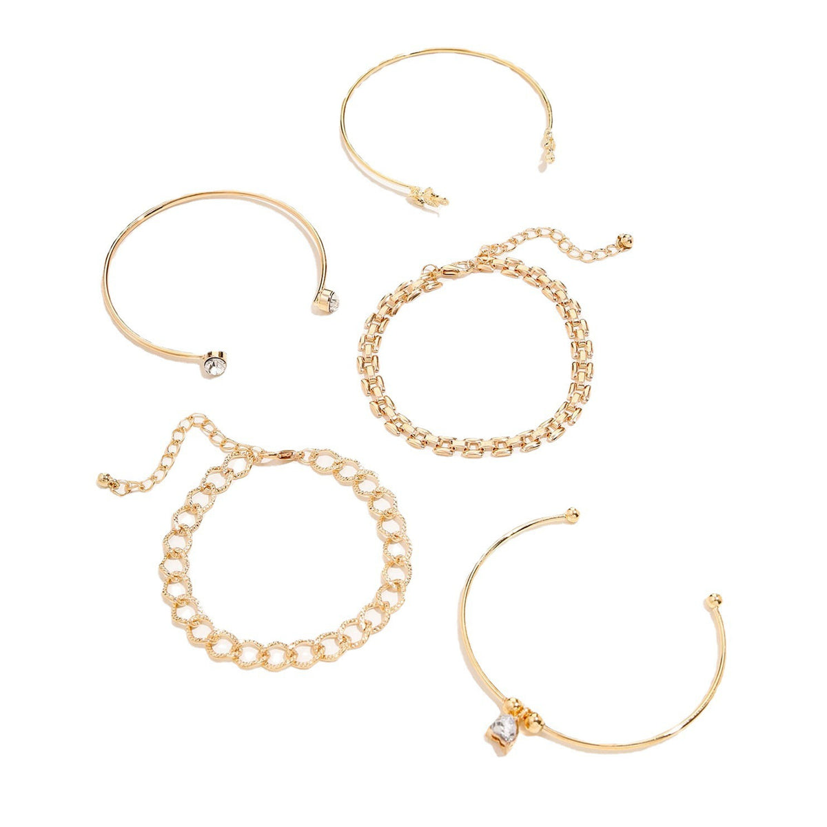 Fashion Beaded Bracelet 5-piece Set - VibeSoothe