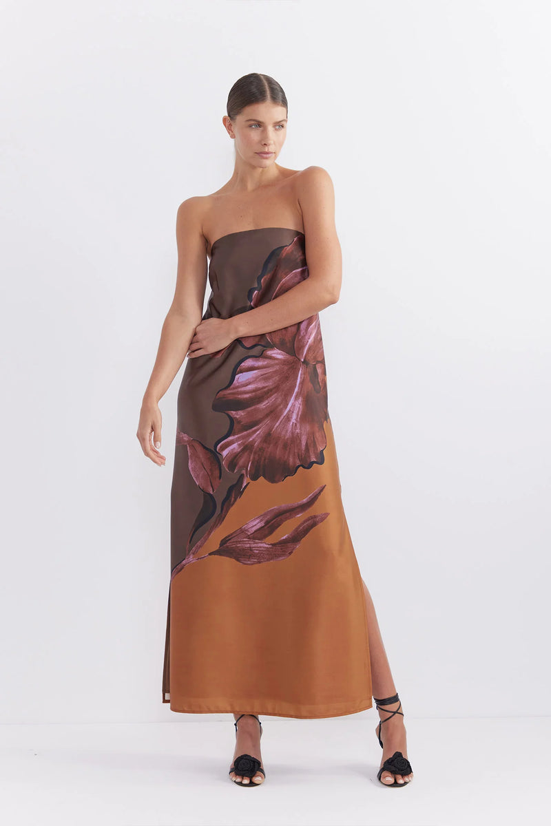 Sophia-Charm Floral Maxi Dress