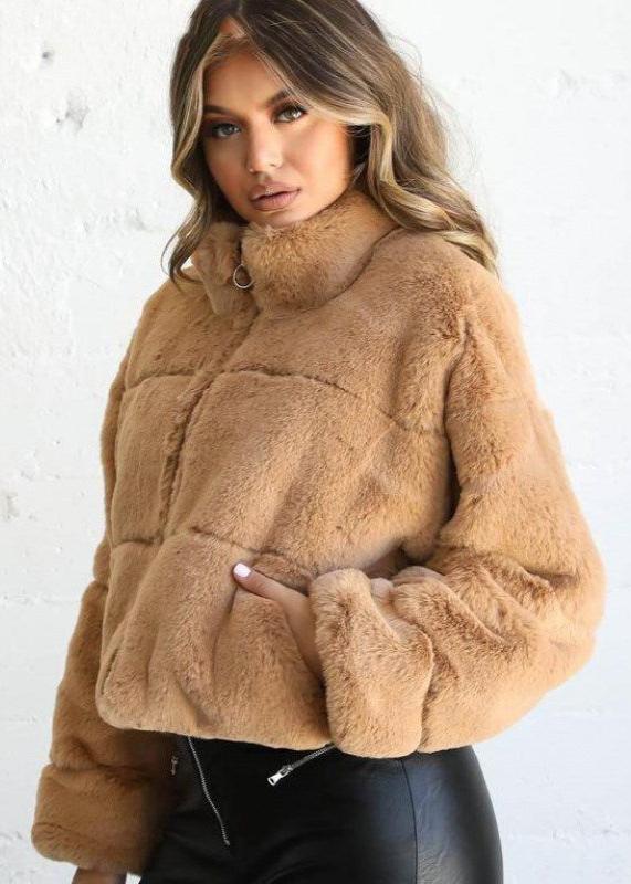 Cozy Zip-Up Faux Fur Jacket