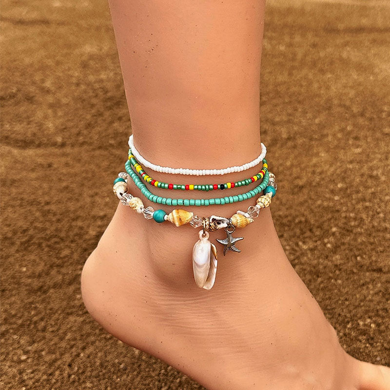 Bohemian Pendant Anklet - VibeSoothe