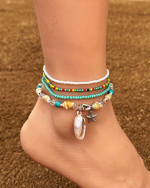 Bohemian Pendant Anklet - VibeSoothe