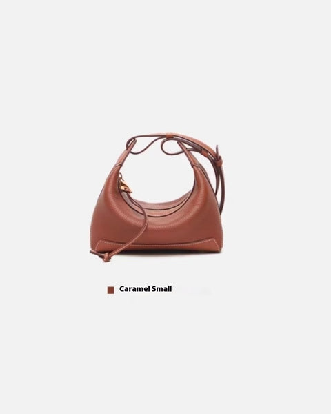 Elegant-Leather Shoulder Bag - VibeSoothe