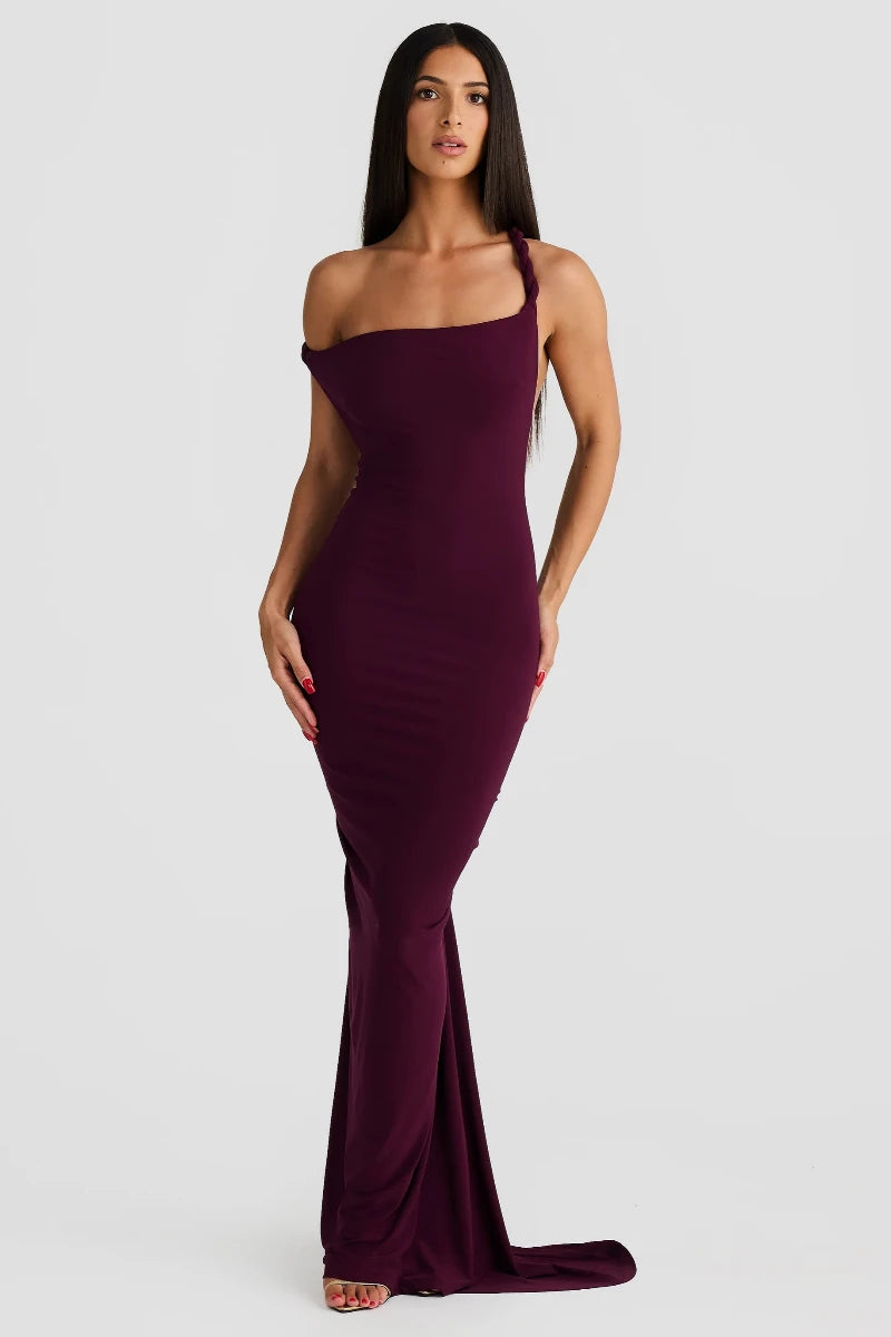 Luna Allure - Convertible Stretch Gown - VibeSoothe