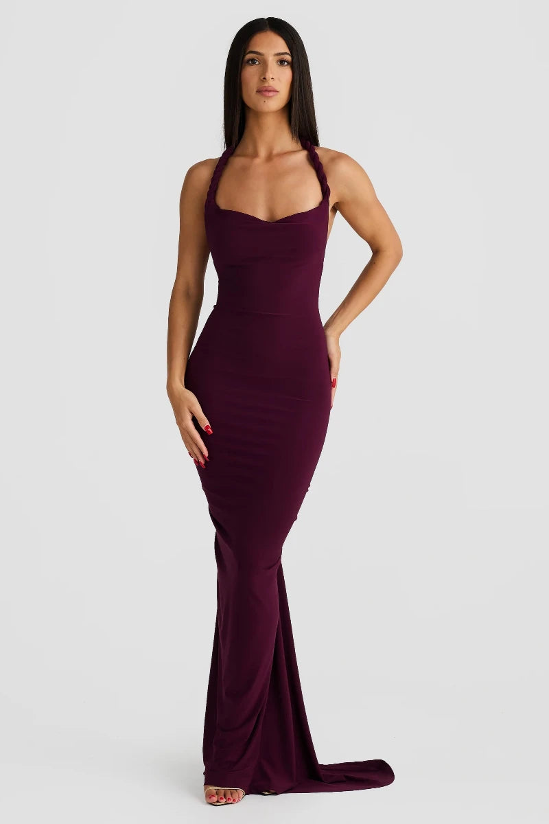 Luna Allure - Convertible Stretch Gown - VibeSoothe