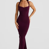 Luna Allure - Convertible Stretch Gown - VibeSoothe