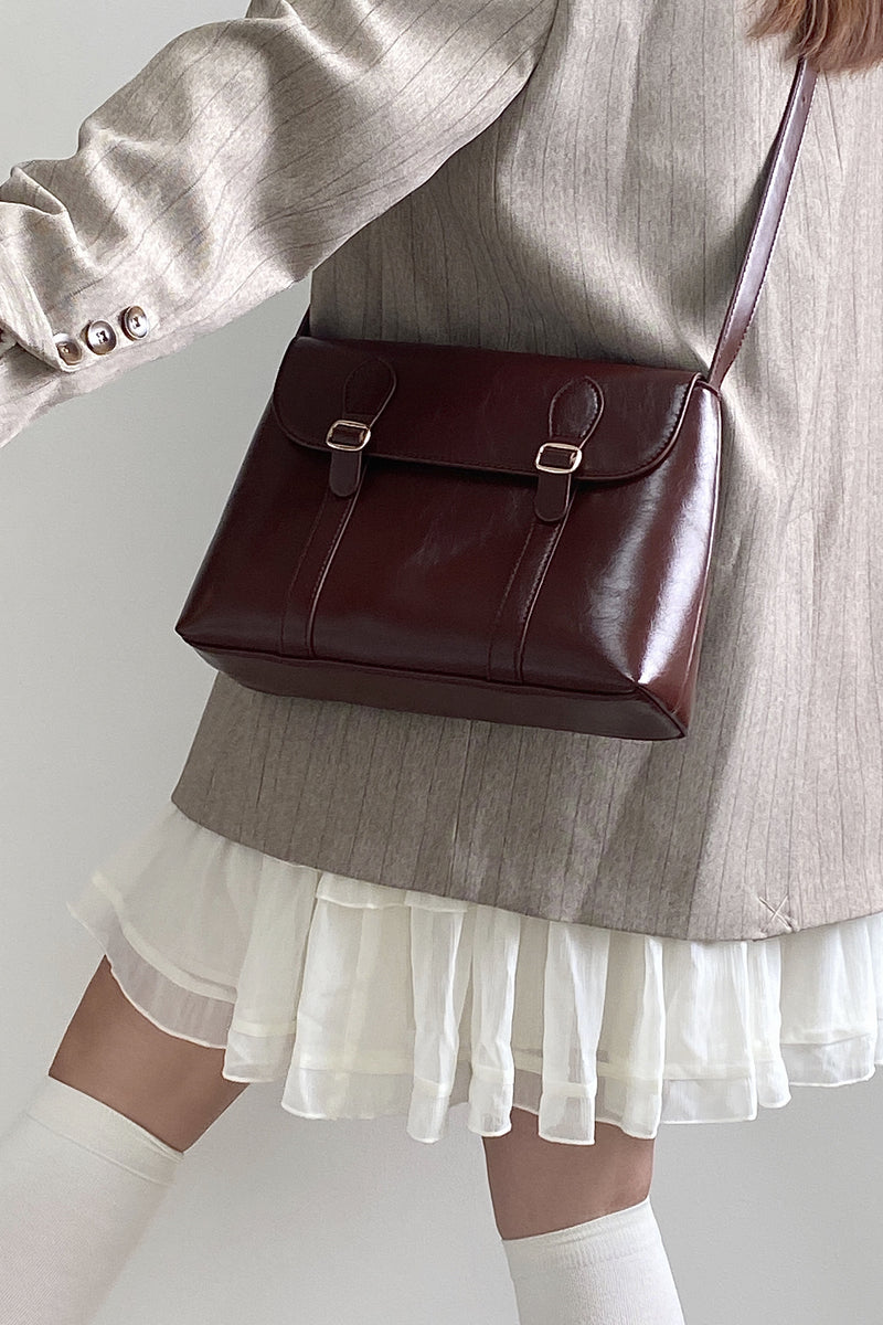 Retro-Style Shoulder Messenger Bag