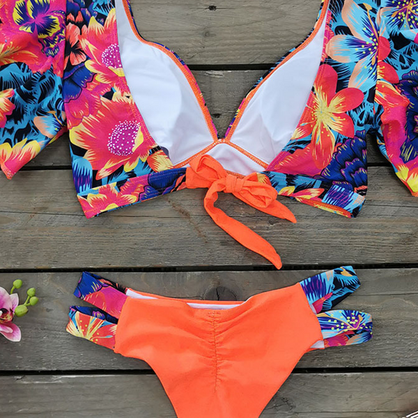 Vibrant Floral - Romy Bikini Set